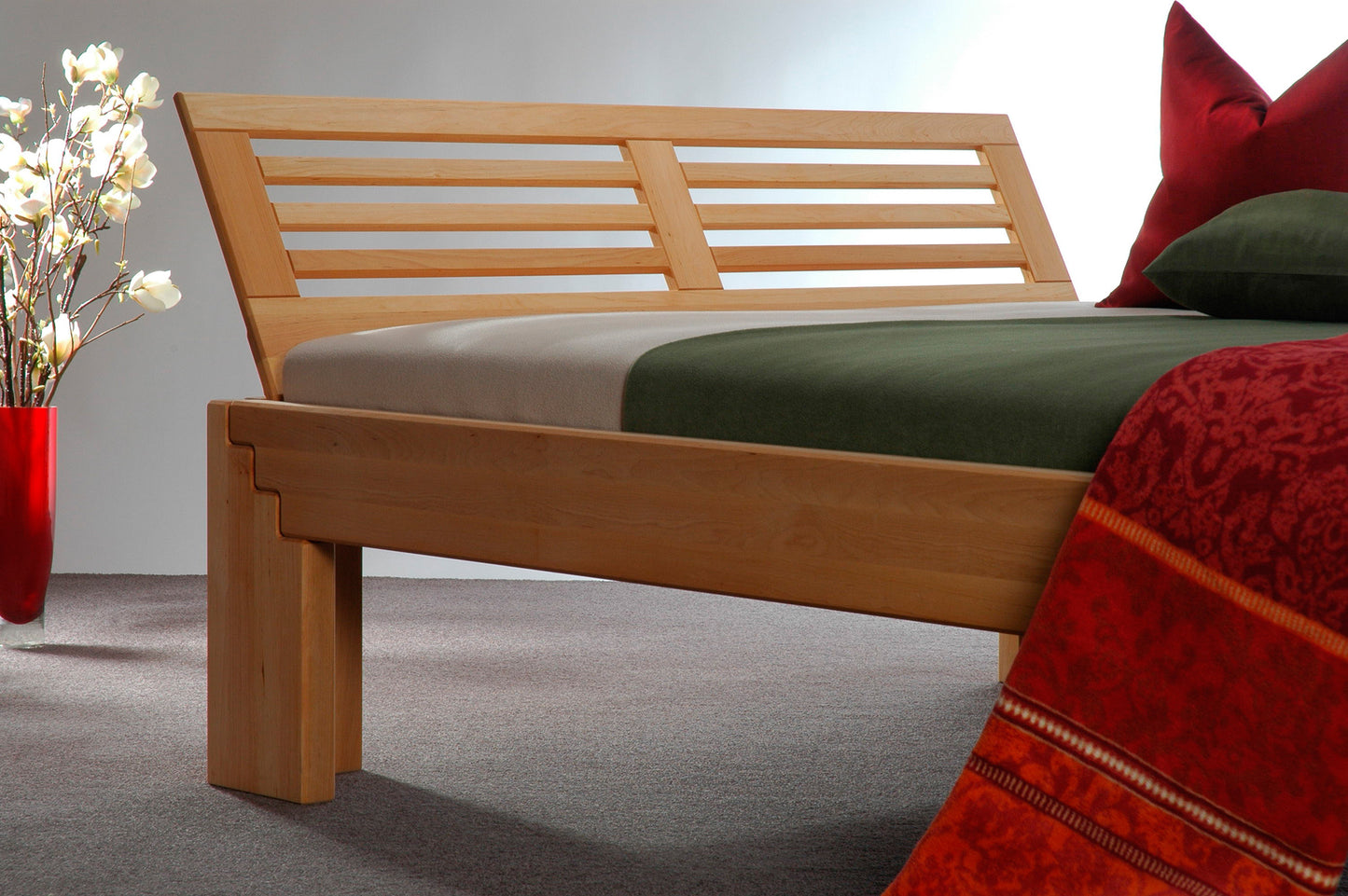Massivholzbett PORTO 50