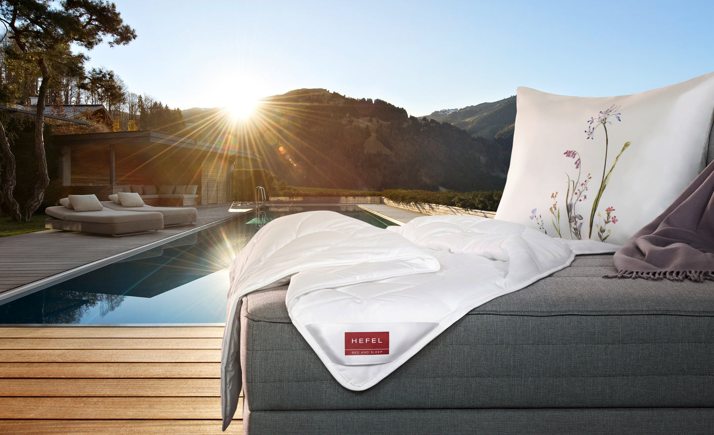 Decke BIO LINEN