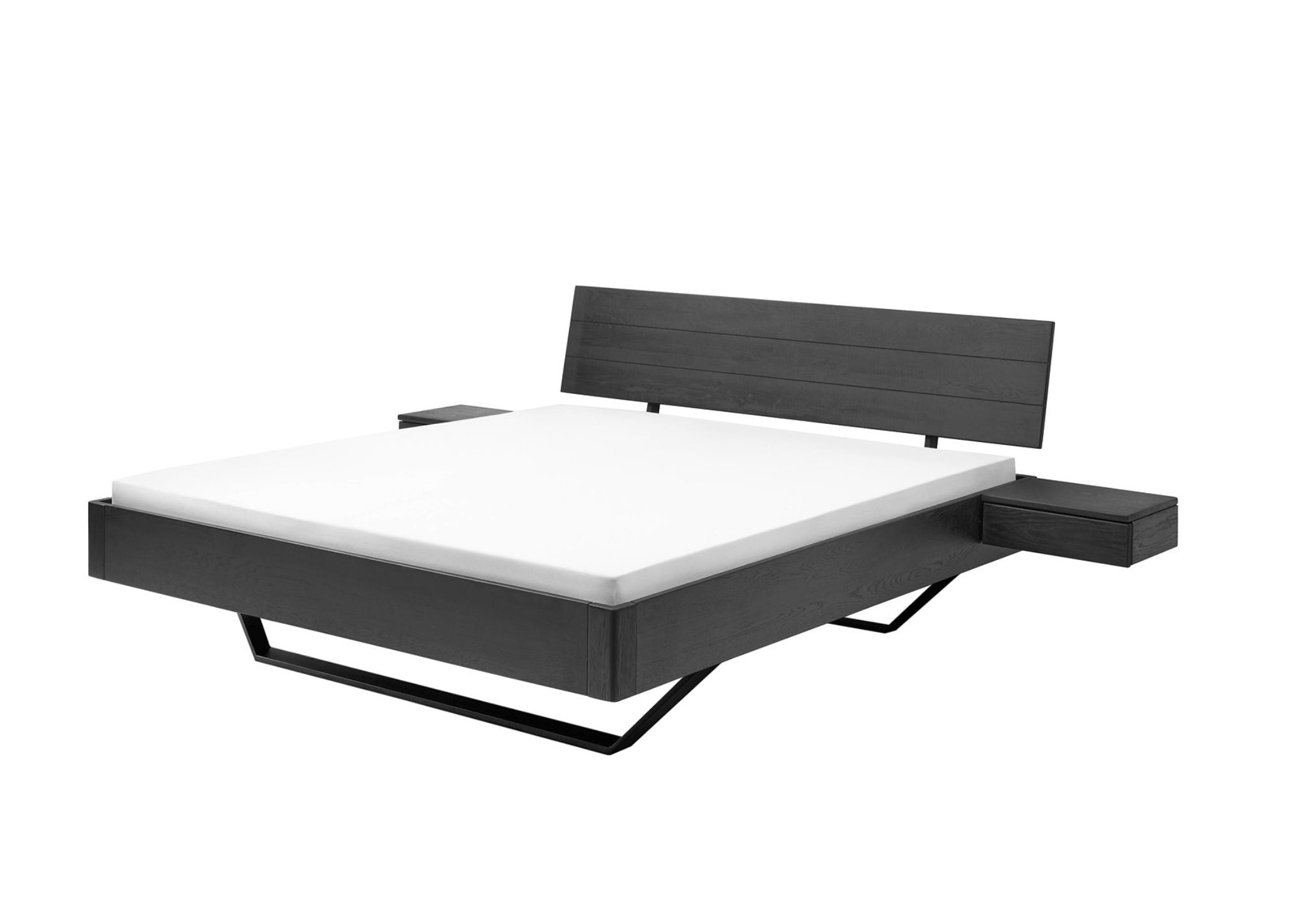 Massivholzbett BLACK EDITION