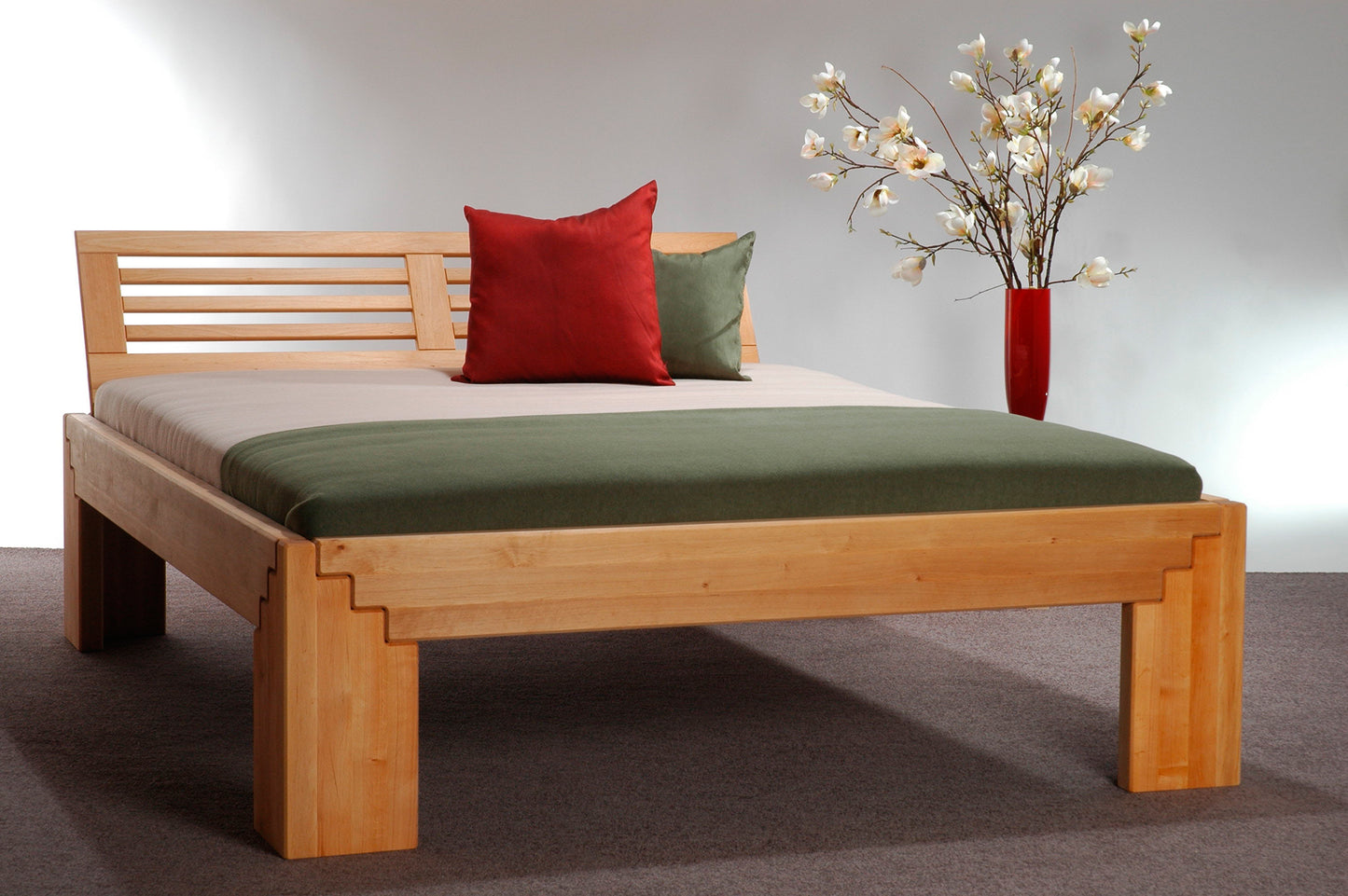 Massivholzbett PORTO 50