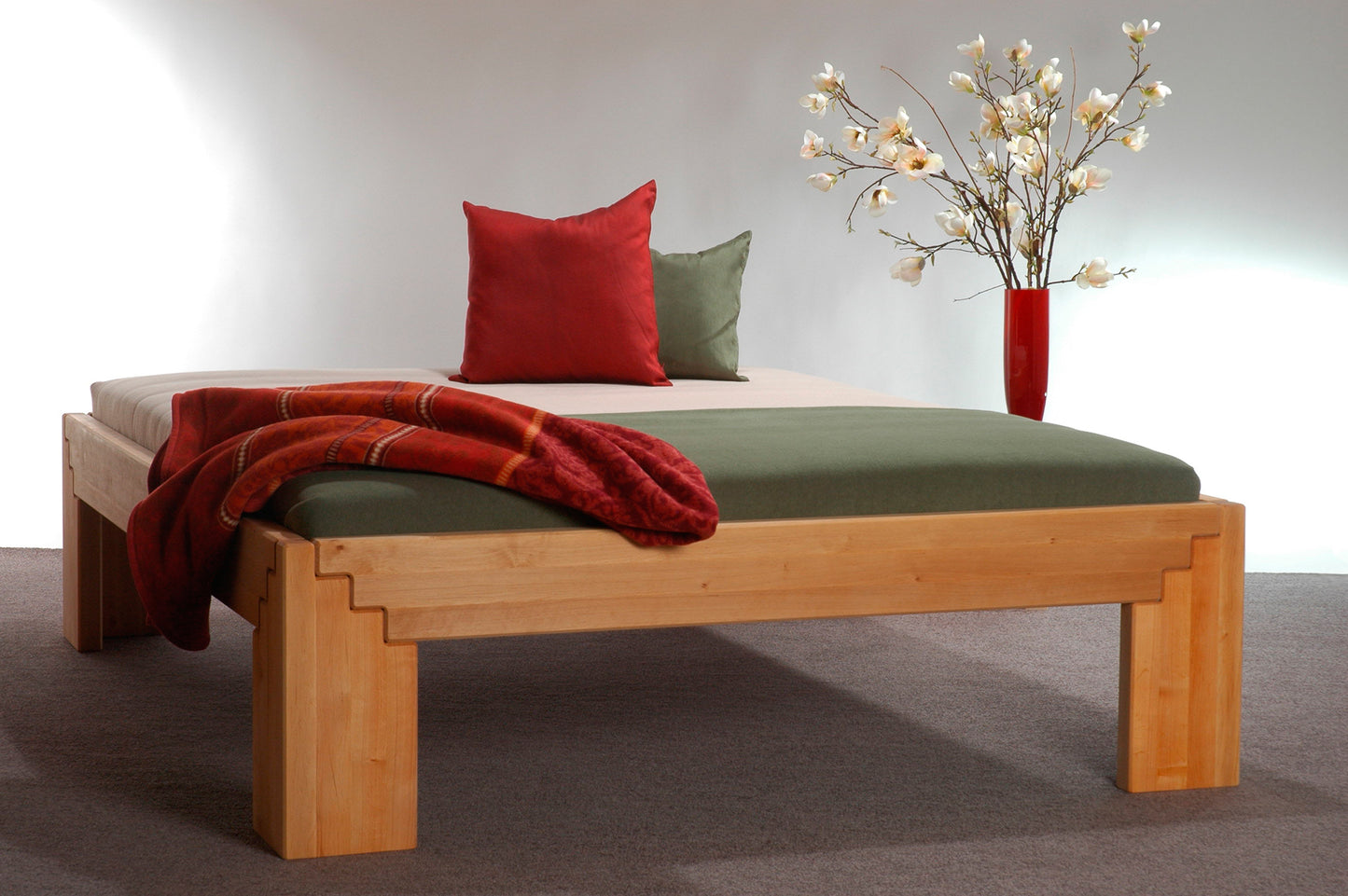 Massivholzbett PORTO 50